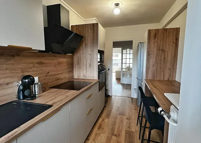 Appartement Appart' Cosy - Loggia & Balcon - Lit Queen Size